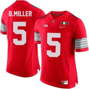 Men's NCAA Ohio State Buckeyes Braxton Miller #5 College Stitched Diamond Quest Champion Authentic Nike Red Football Jersey CS20S23UR